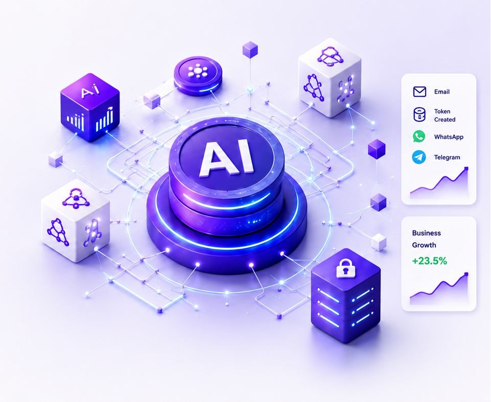 AI Token Development illustration