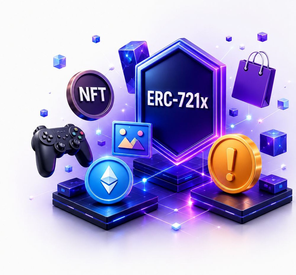 ERC-721 Token Development illustration