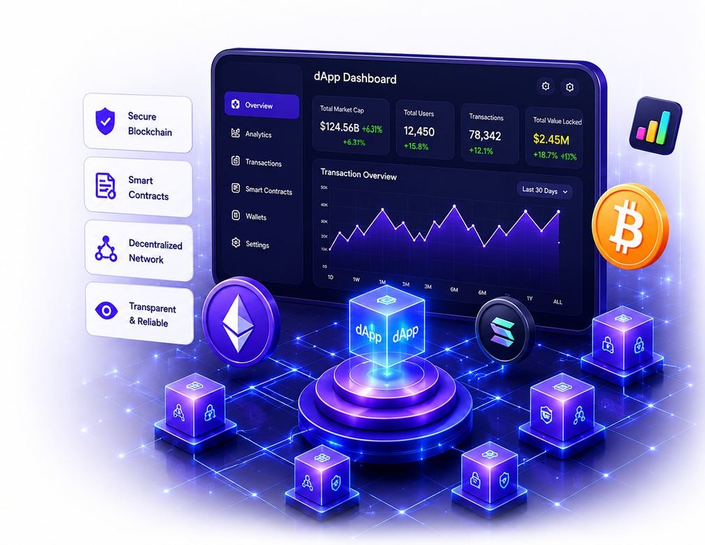 dApp Development illustration